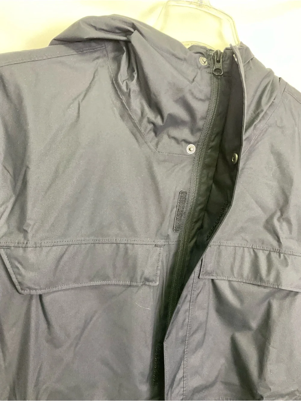 The North Face Men's Black Hooded Rain Jacket
